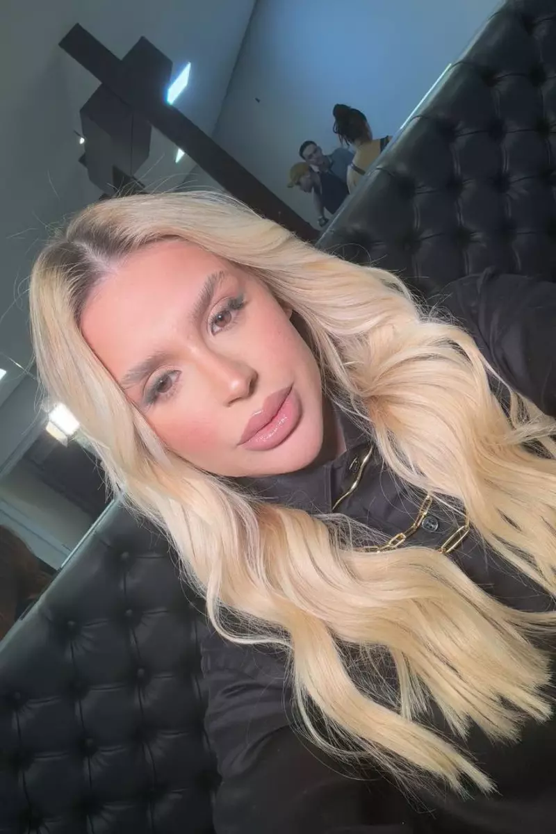 Playful and sexy blonde Khloe, slim with big breasts and full lips, from Soho